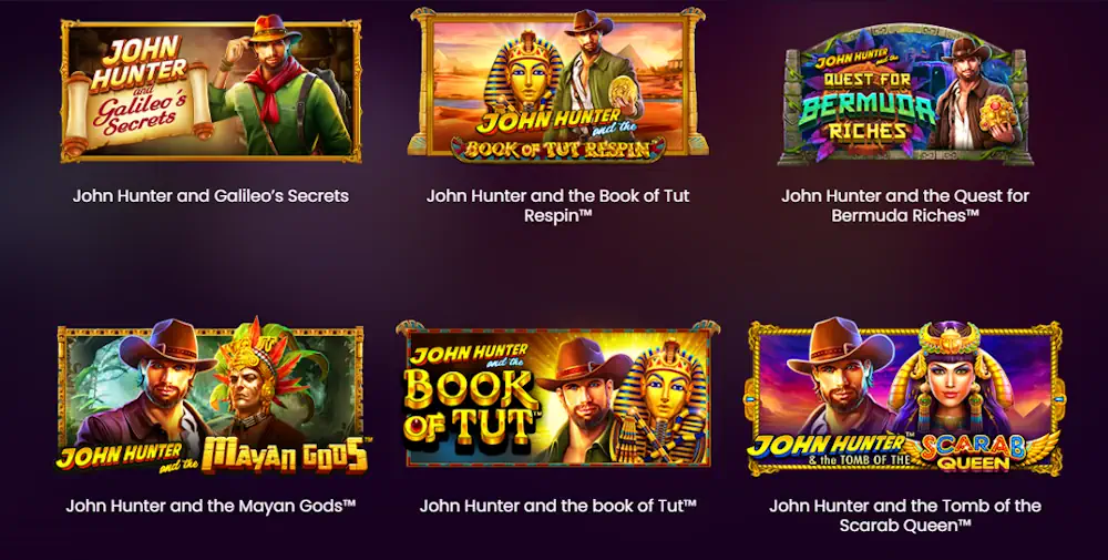 John Hunter series Pragmatic Play Game Screenshot